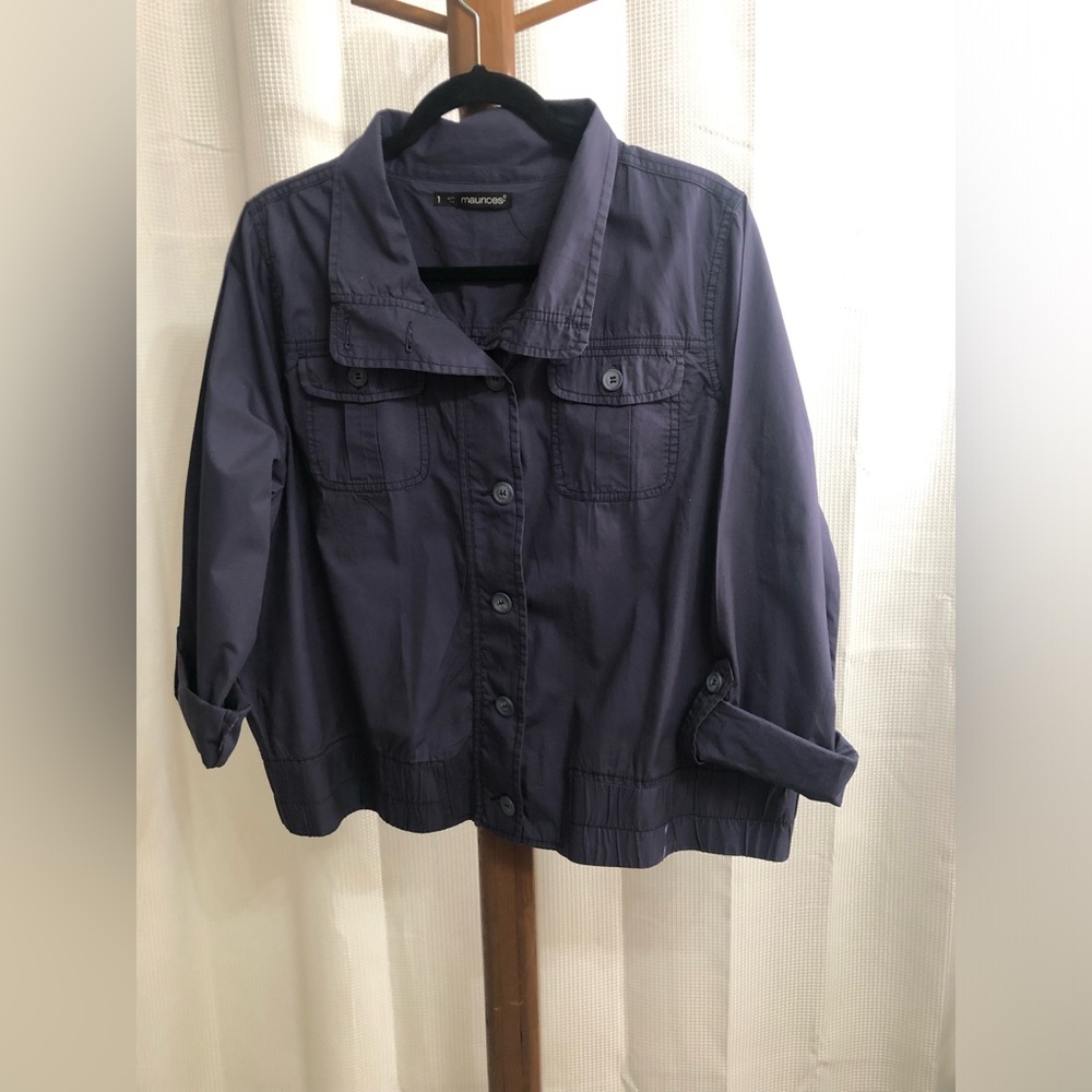 Maurices Deep Blue Utility Jacket